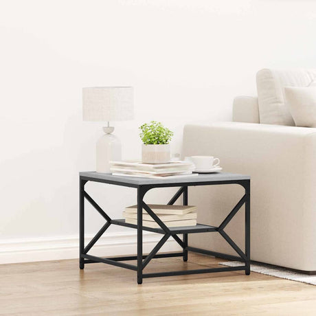 Vidaxl salontafel grijs sonoma 51 x 50 x 40 cm