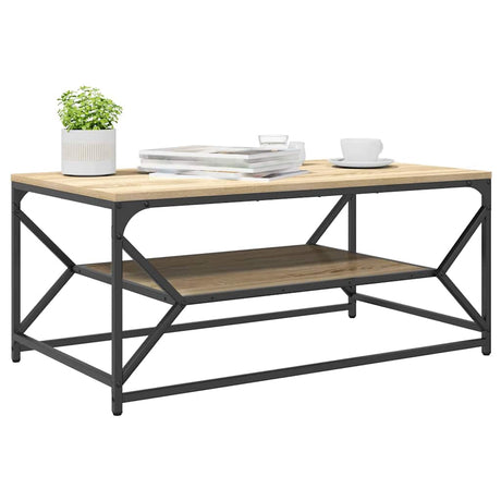 Vidaxl salontafel sonoma eiken 90 x 50 x 40 cm