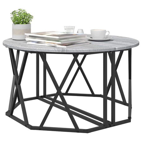 Vidaxl salontafel grijs sonoma 80 x 80 x 42 cm