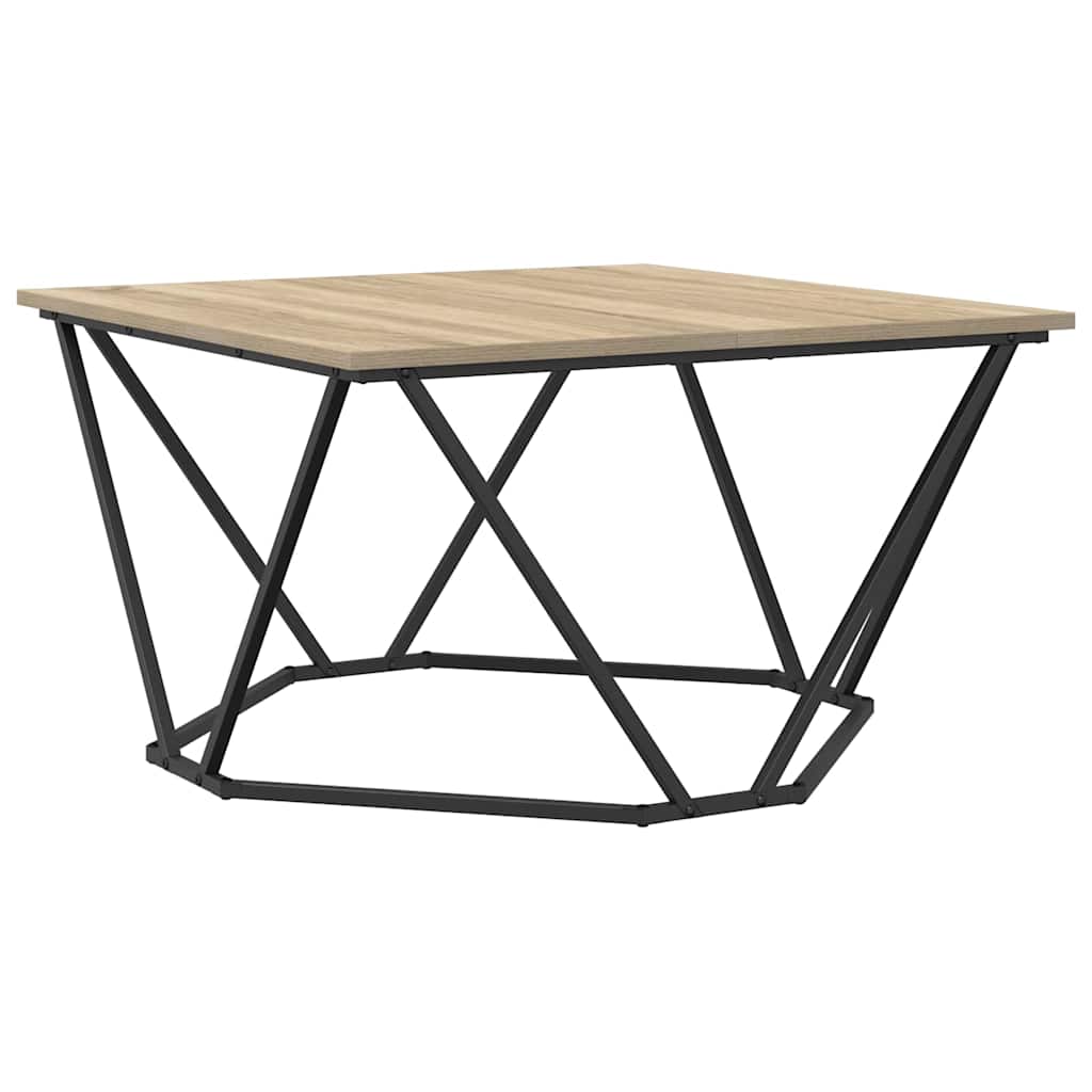 Vidaxl salontafel sonoma eiken 80 x 80 x 45 cm
