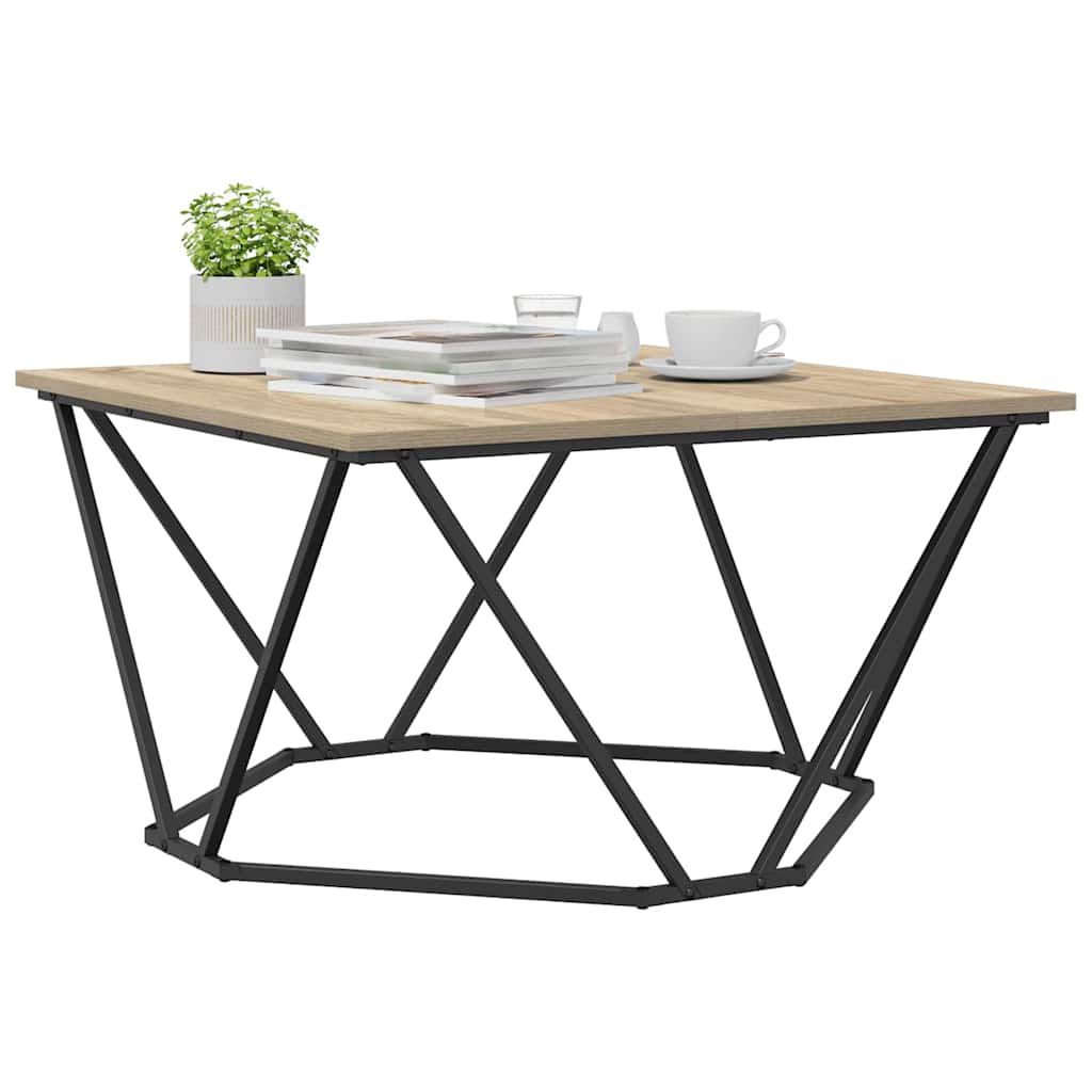 Vidaxl salontafel sonoma eiken 80 x 80 x 45 cm