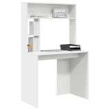 Vidaxl bureau wit 91 x 50 x 149 cm bewerkt hout