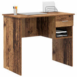 Vidaxl bureau oud hout 90 x 49 x 75 cm bewerkt hout