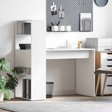Vidaxl bureau wit bewerkt hout 113 x 54 x 120 cm