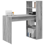 Vidaxl bureau grijs sonoma bewerkt hout 113 x 54 x 120 cm