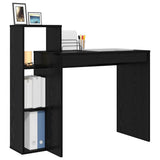 Vidaxl bureau zwart eiken bewerkt hout 100 x 40 x 90 cm