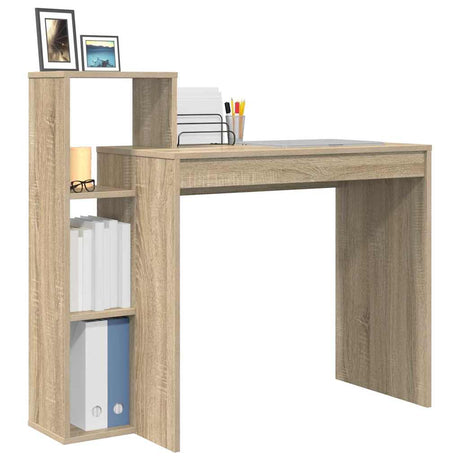 Vidaxl bureau sonoma eiken bewerkt hout 100 x 40 x 90 cm