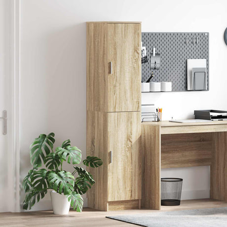 Vidaxl hoge kast sonoma eiken 35 x 39 x 168 cm