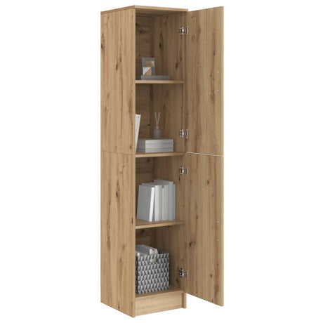 Vidaxl hoge kast artisan eiken 35 x 39 x 168 cm