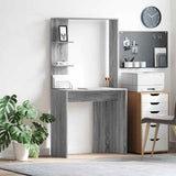 Vidaxl bureau grijs sonoma bewerkt hout 78,5 x 37 x 154,5 cm