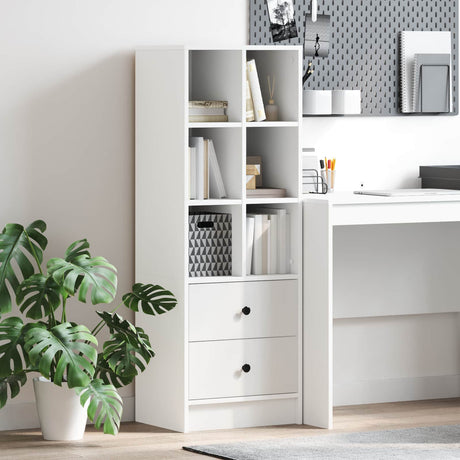 Vidaxl hoge kast wit 45,5 x 34 x 127 cm