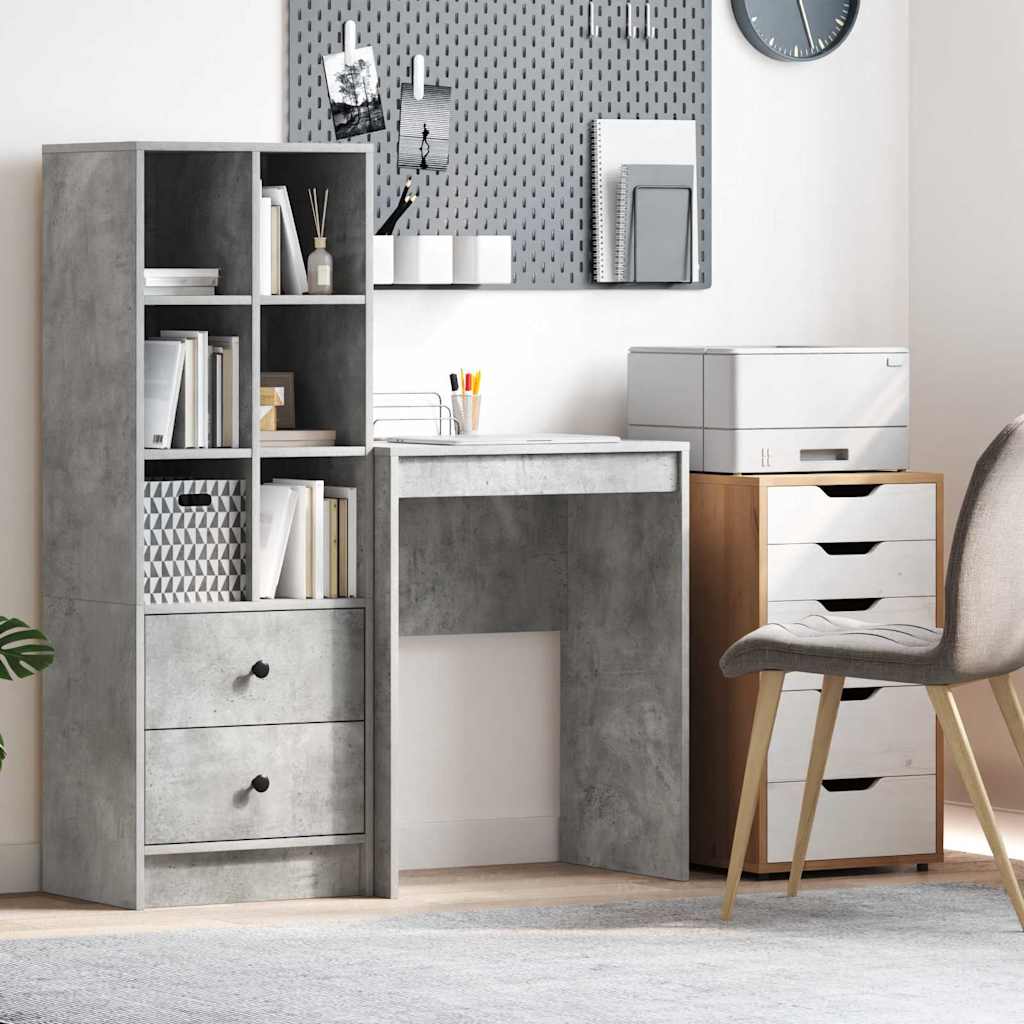 Vidaxl bureau beton grijs 60 x 40 x 76 cm