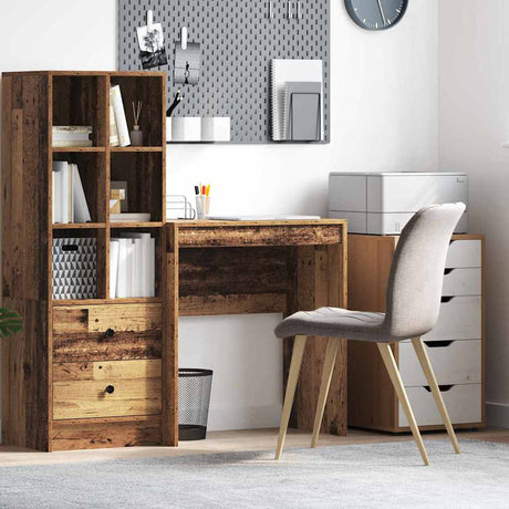Vidaxl bureau oudhout 70 x 40 x 76 cm
