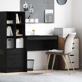 Vidaxl bureau zwart eiken 80 x 40 x 76 cm