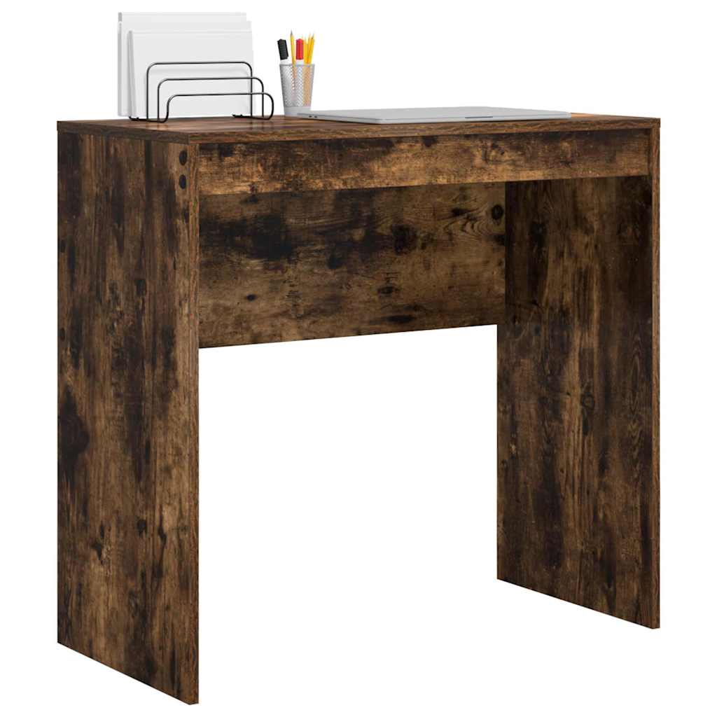 Vidaxl bureau gerookt eiken 80 x 40 x 76 cm