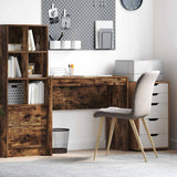 Vidaxl bureau gerookt eiken 90 x 40 x 76 cm