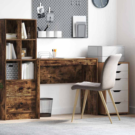 Vidaxl bureau gerookt eiken 90 x 40 x 76 cm