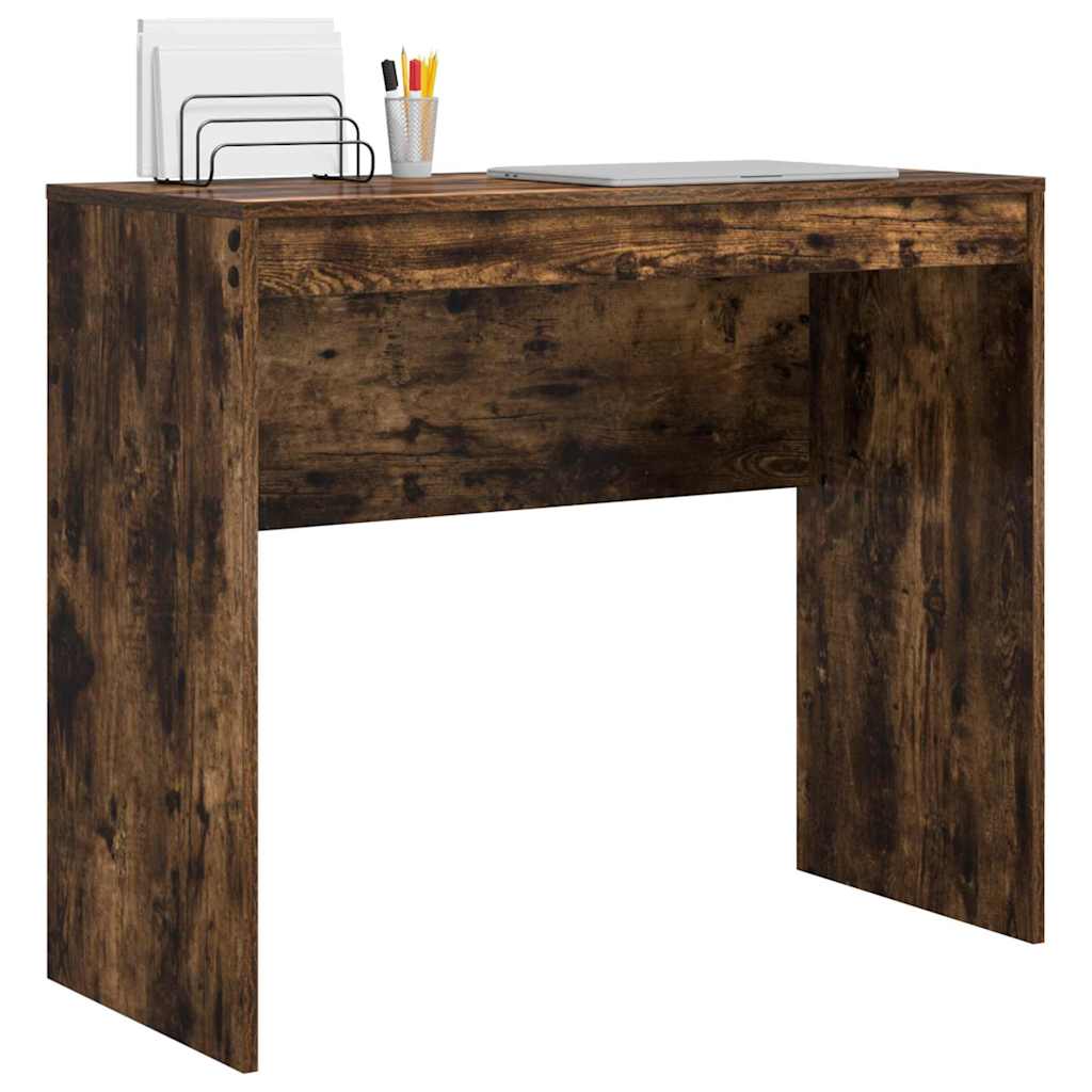 Vidaxl bureau gerookt eiken 90 x 40 x 76 cm