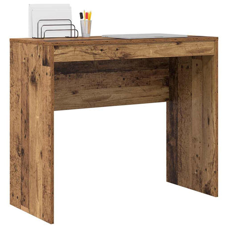 Vidaxl bureau oudhout 90 x 40 x 76 cm