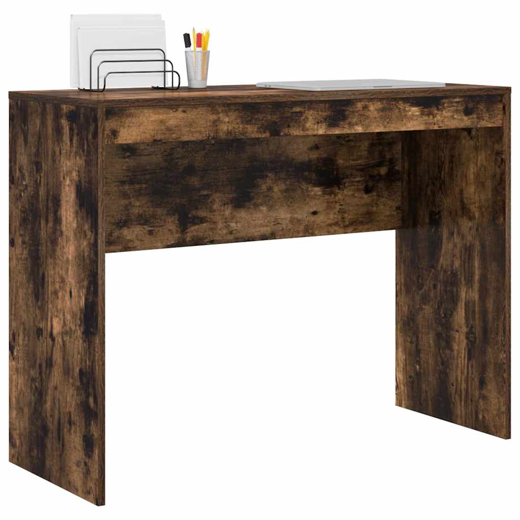 Vidaxl bureau gerookt eiken 100 x 40 x 76 cm