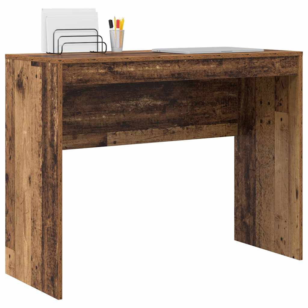 Vidaxl bureau oudhout 100 x 40 x 76 cm