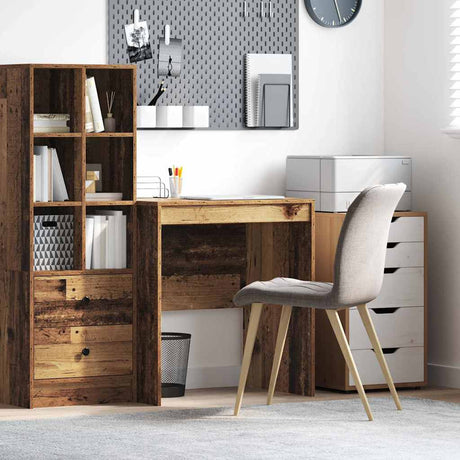 Vidaxl bureau oudhout 70 x 50 x 76 cm