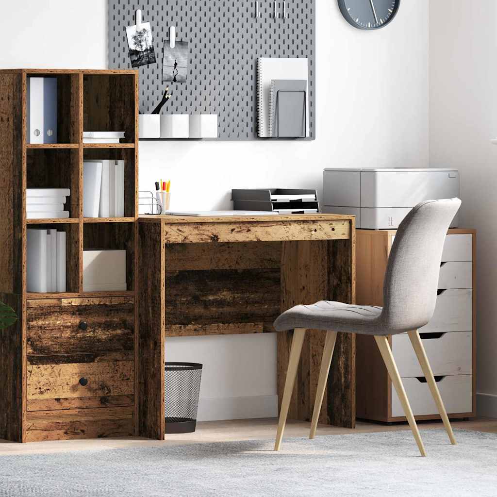 Vidaxl bureau oudhout 80 x 50 x 76 cm