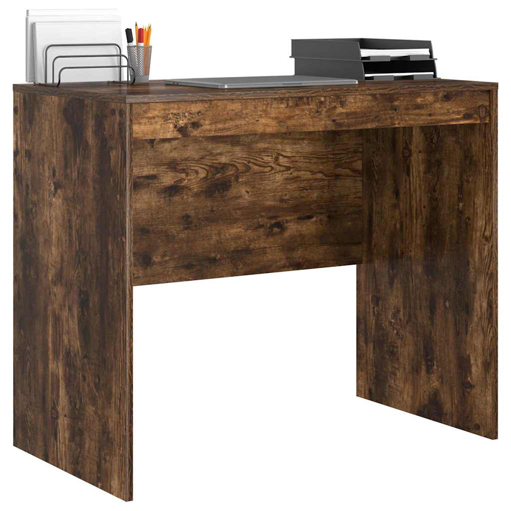 Vidaxl bureau gerookt eiken 90 x 50 x 76 cm
