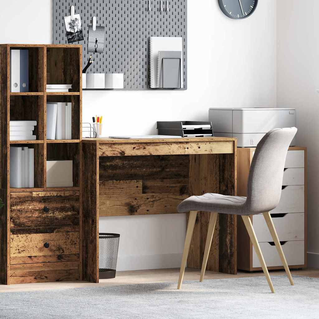 Vidaxl bureau oudhout 90 x 50 x 76 cm