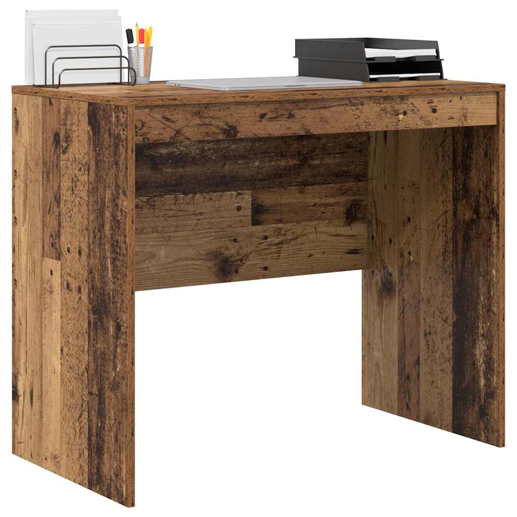 Vidaxl bureau oudhout 90 x 50 x 76 cm