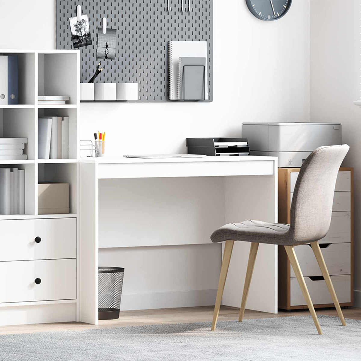 Vidaxl bureau wit 100 x 50 x 76 cm