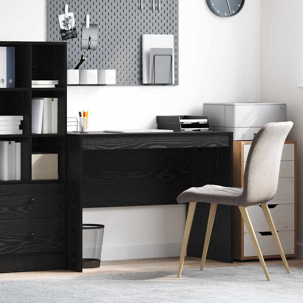 Vidaxl bureau zwart eiken 100 x 50 x 76 cm