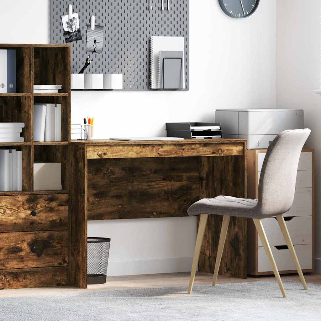 Vidaxl bureau gerookt eiken 100 x 50 x 76 cm