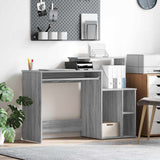 Vidaxl bureau grijs sonoma 120,5 x 44 x 88,5 cm bewerkt hout