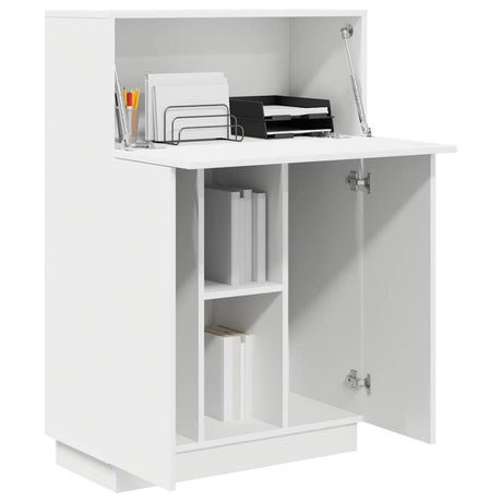 Vidaxl bureau wit 71,5 x 31,5 x 106,5 cm bewerkt hout