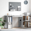 Vidaxl bureau grijs sonoma bewerkt hout 130 x 50.5 x 75 cm