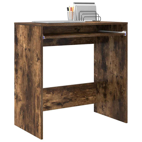 Vidaxl bureau gerookt eiken bewerkt hout 77.5 x 43 x 79 cm