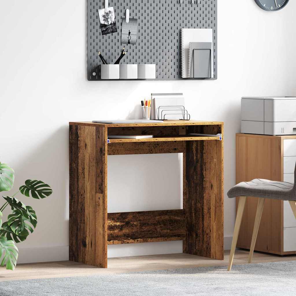 Vidaxl bureau oud hout bewerkt hout 77.5 x 43 x 79 cm