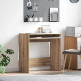 Vidaxl bureau artisan eiken bewerkt hout 77.5 x 43 x 79 cm