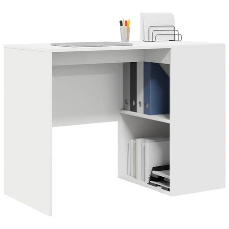 Vidaxl bureau wit bewerkt hout 102 x 50 x 75 cm