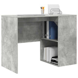 Vidaxl bureau beton grijs bewerkt hout 102 x 50 x 75 cm