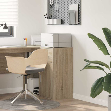 Vidaxl dressoir met lade sonoma eiken 38 x 34 x 75 cm