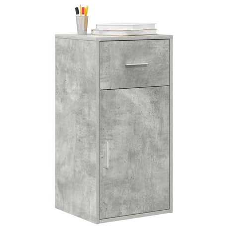 Vidaxl dressoir met lade beton grijs 38 x 34 x 75 cm