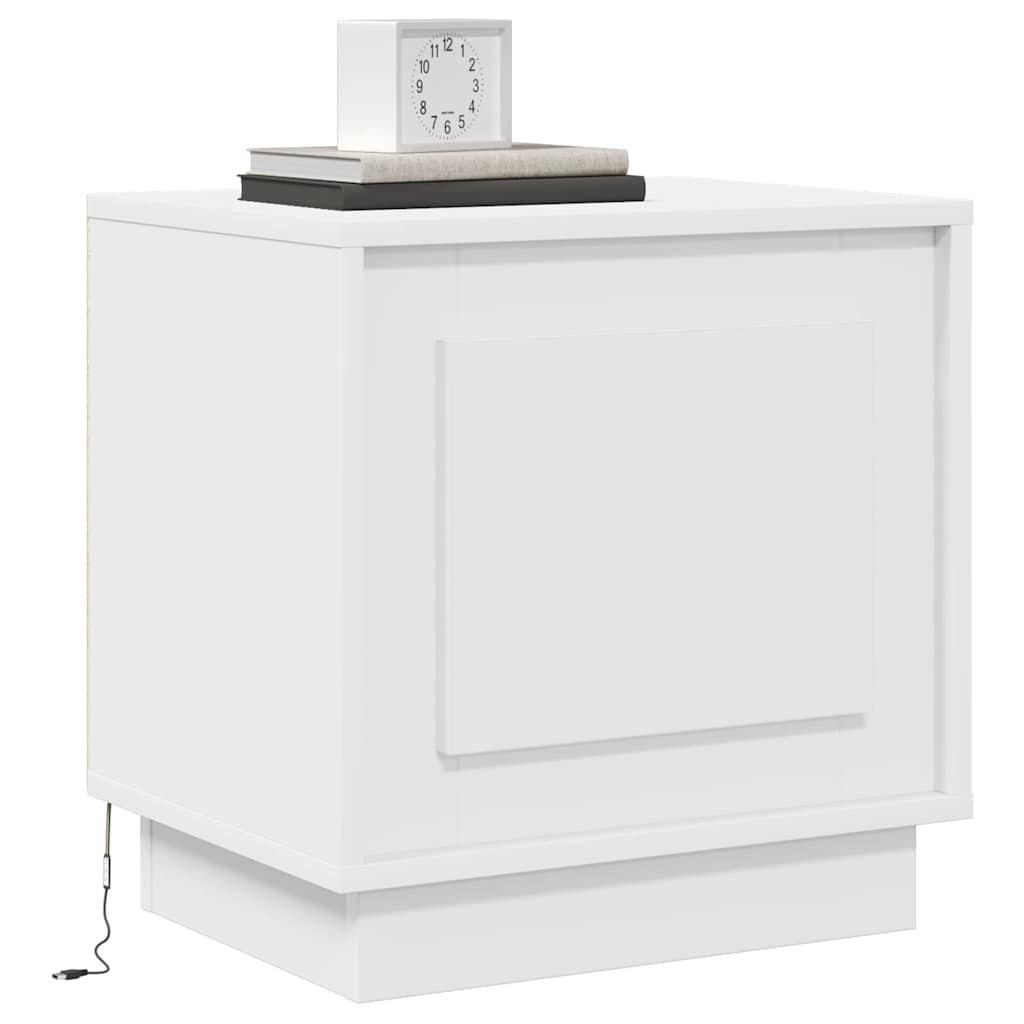 Vidaxl nachtkastje 2 st wit 44 x 34,5 x 45 cm bewerkt hout