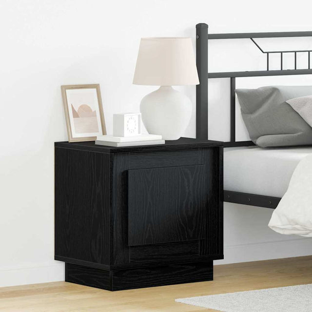 Vidaxl nachtkastje 2 st zwart 44 x 34,5 x 45 cm bewerkt hout