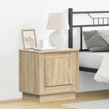 Vidaxl nachtkastje 2 st sonoma eiken 44 x 34,5 x 45 cm bewerkt hout