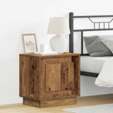 Vidaxl nachtkastje 2 st oudhout 44 x 34,5 x 45 cm bewerkt hout
