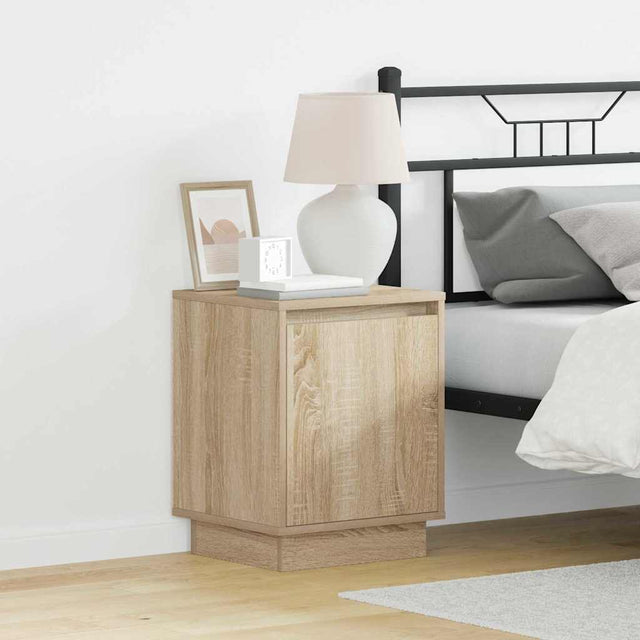 Vidaxl nachtkastje 2 st sonoma eiken 39 x 34,5 x 50 cm bewerkt hout