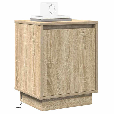 Vidaxl nachtkastje 2 st sonoma eiken 39 x 34,5 x 50 cm bewerkt hout