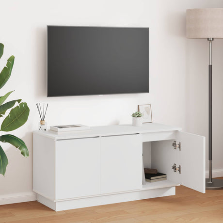 Vidaxl tv-kast 100 x 38 x 49 cm wit bewerkt hout